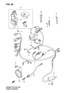GZ250 Жгут проводов