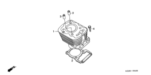 CG125 Цилиндр