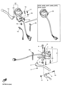 SR400S ﾊﾝﾄﾞﾙｽｲﾂﾁ･ﾚﾊﾞｰ