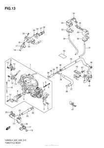 VZ800 Throttle Body (Vz800L4 E33)