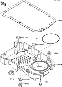 ZX600 Маслянный поддон