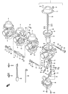 RF900 Carburetor assy