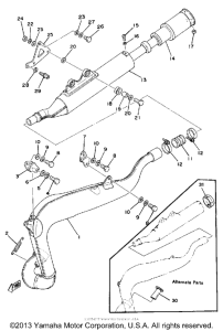 IT250G Выхлопная система