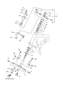 XVS650 Управление