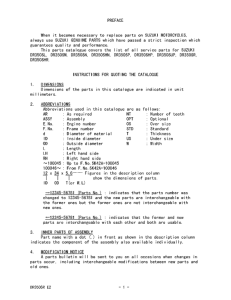 DR350 Catalog preface