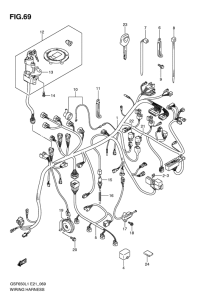 GSF650 Жгут проводов