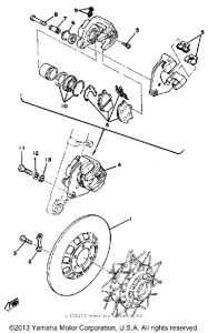 XS360D Disc brake caliper