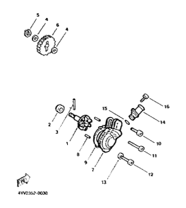 TZR50 Водяной насос