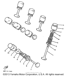 XJ600SDC Клапана