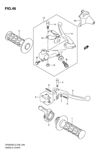 DR200 Рулевой рычаг