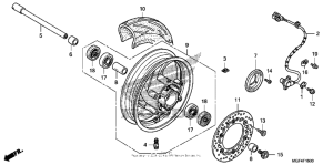 FSC600 (ABS) Переднее колесо