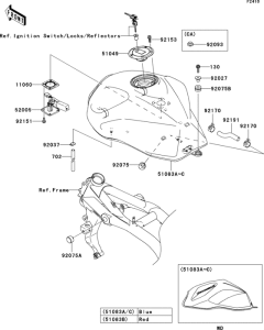 ZR750 Fuel tank(1 / 2)