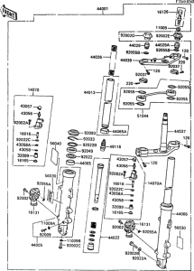 ZX900 Front fork(1 / 2)