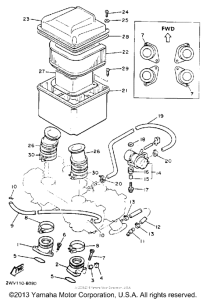 XVZ13DEC Воздушный фильтр