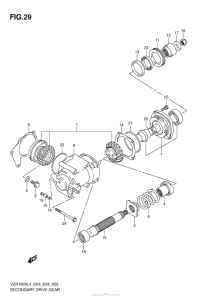 VZR1800Z Secondary Drive Gear