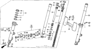 GL1500A A / se front fork 95