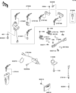 ZG1000 Замок зажигания
