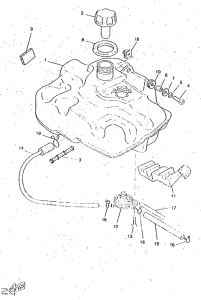 CW50RSP Топливный бак