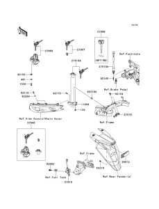 EX650 Замок зажигания