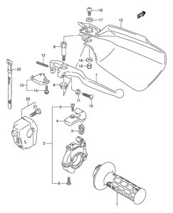 DR250 Right handle switch