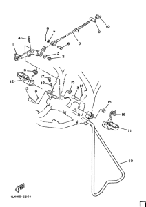 YZ125 Stand. footrest