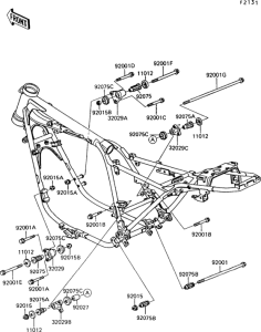 Z550 Рама ,крепежные детали