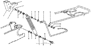 PA50 Rear shock absorber 83