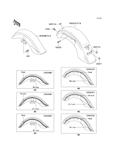 VN1500 Fenders(1 / 2)(vn1500-n1 / n2)