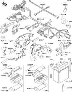 ZX1100 Электрика