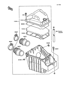 KR250 Воздушный фильтр