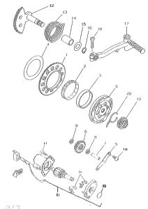 CW50RS Стартер