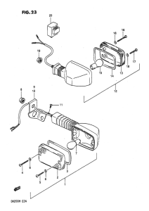 DR200 Поворотники