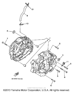 TT225S Картер двигателя