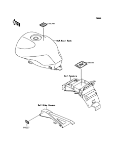 ZR400 Наклейки