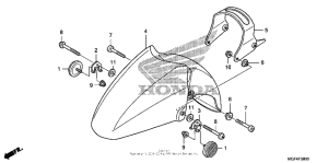 FSC600 (ABS) Переднее крыло