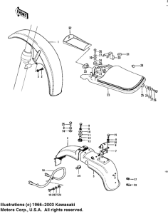 KZ900 Fenders / seat cover