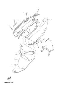 YN50 Боковые обтекатели