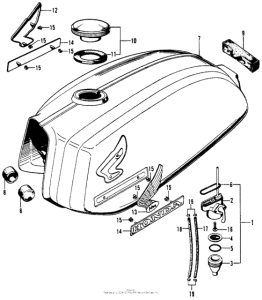 SL90 Топливный бак