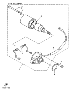 TZR125R Стартер
