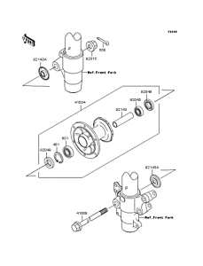  Переднее колесо