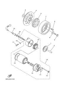 XVS650A Муфта стартера
