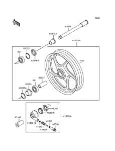ZR1100 Переднее колесо
