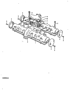 GS850 Крышка головки цилиндров