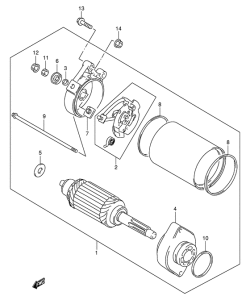 TL1000 Стартерный мотор