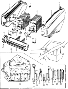CL175 Cl175 air cleaner + tool
