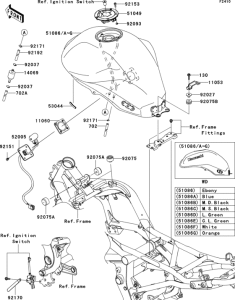 EX650 Топливный бак