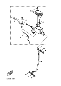 EW50 Передний тормозной цилиндр