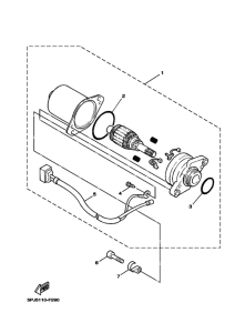 YW50 Стартерный мотор