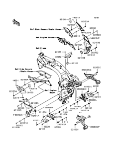 ZR1000 Рама ,крепежные детали