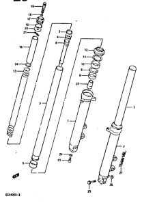GSX-R400 Fr. dampers